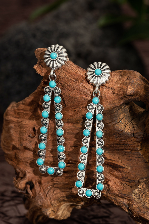 Women's Bohemian Turquoise Earrings