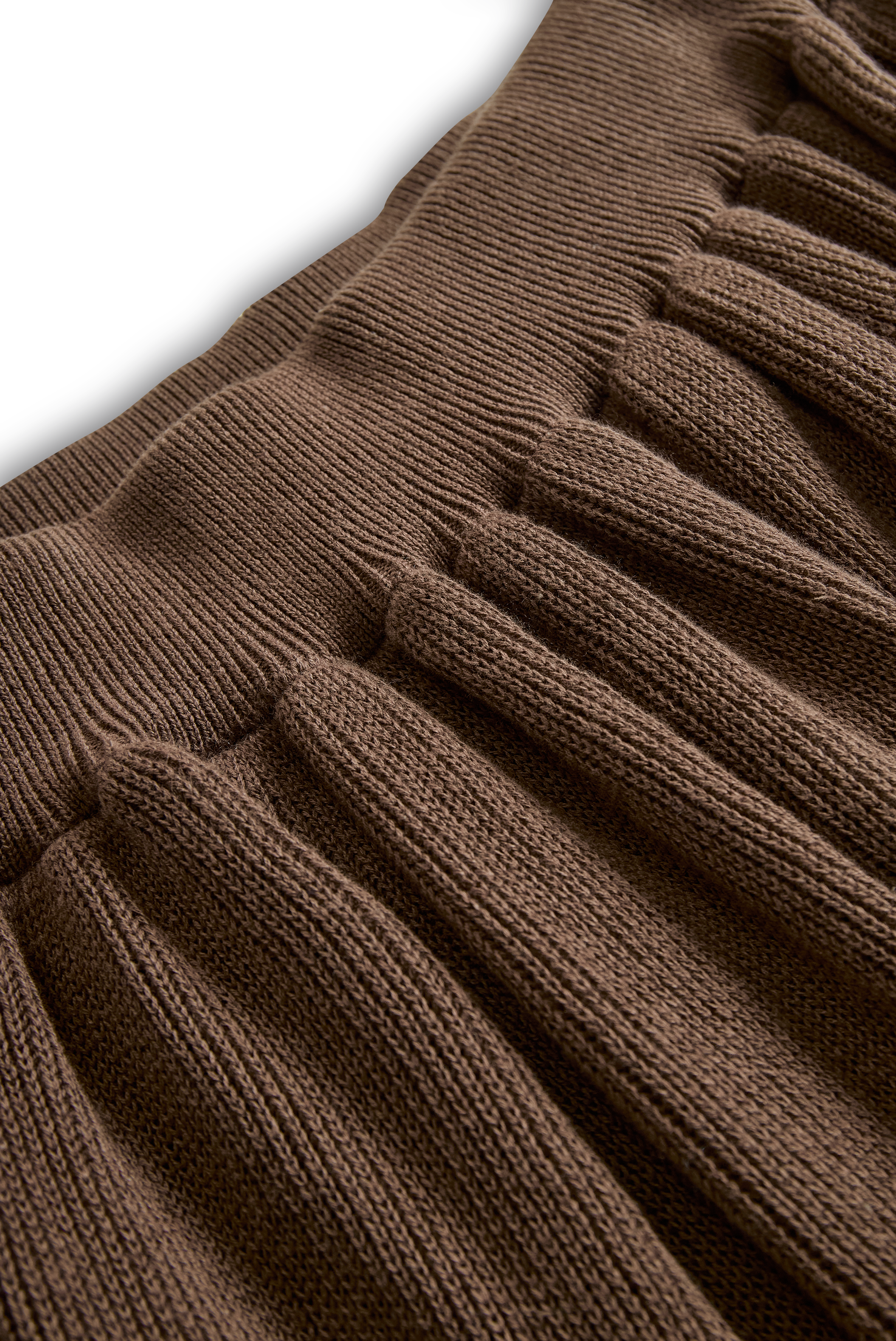 Round Neck Knitted Sweater Skirt Set
