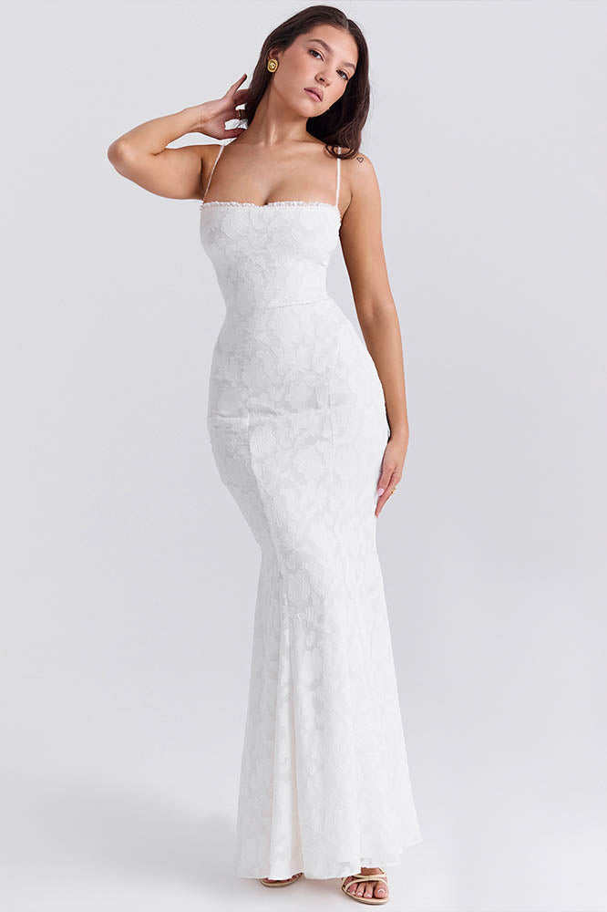 Tied Allure - Backless Slim Dress