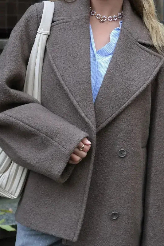 Ultimate Cold-Tone Korean Cropped Jacket