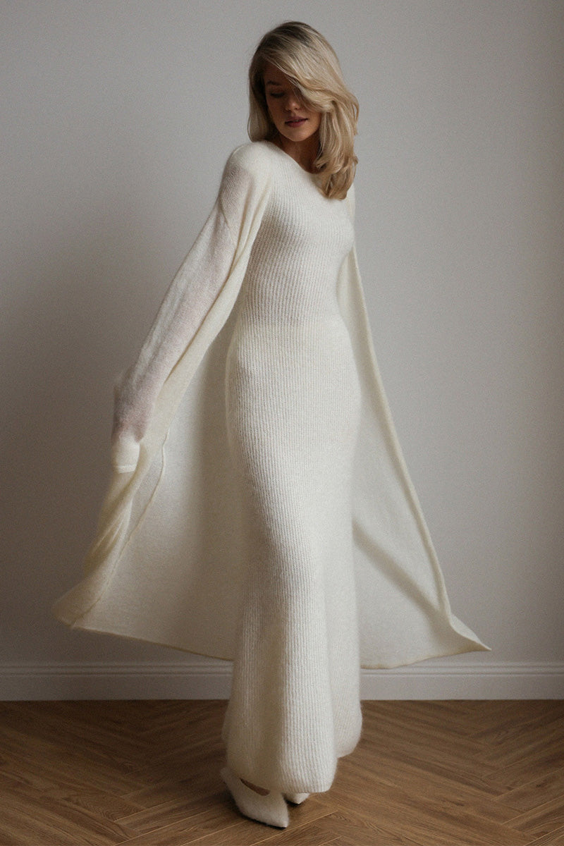 Cozy Cardigan & Knit Dress Set