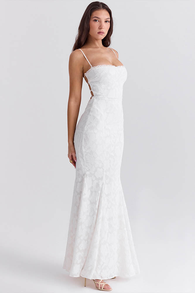 Tied Allure - Backless Slim Dress