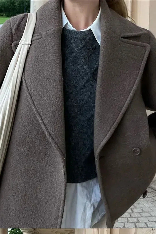 Ultimate Cold-Tone Korean Cropped Jacket