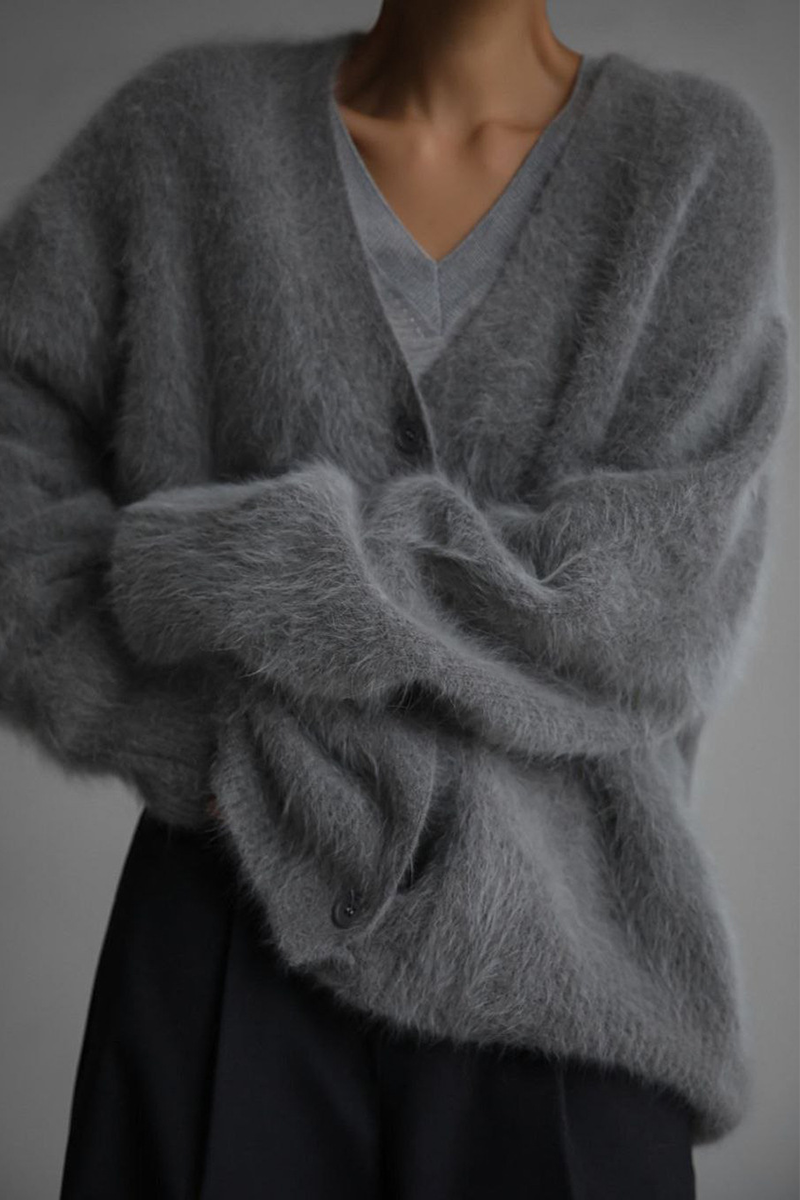 Celebrities Solid Buttons V Neck Outerwear