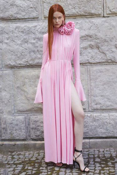 Luxury Vintage Cut-Out V Halter Floral Maxi Dress