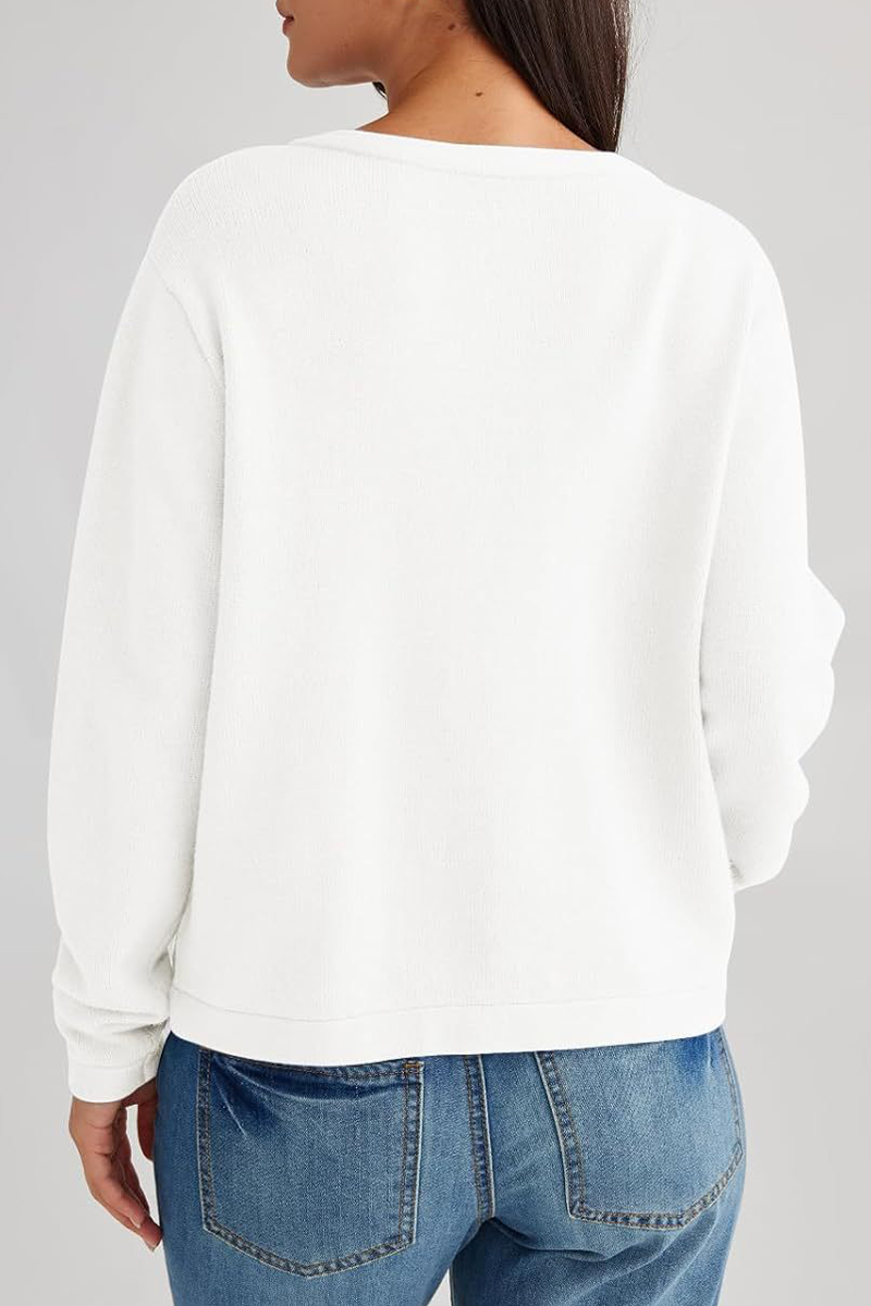 Daily Solid Color Pocket Buttons O Neck Outerwear