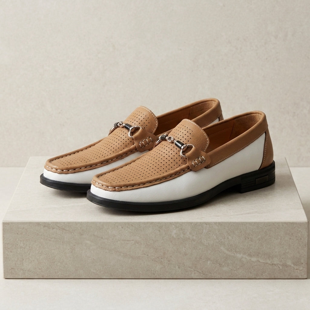Orvieto Bit Buckle Loafers