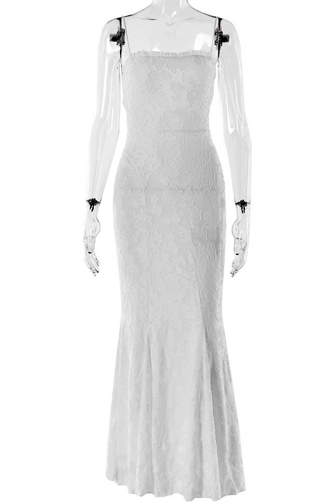 Tied Allure - Backless Slim Dress