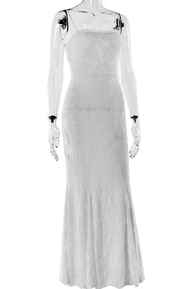 Tied Allure - Backless Slim Dress
