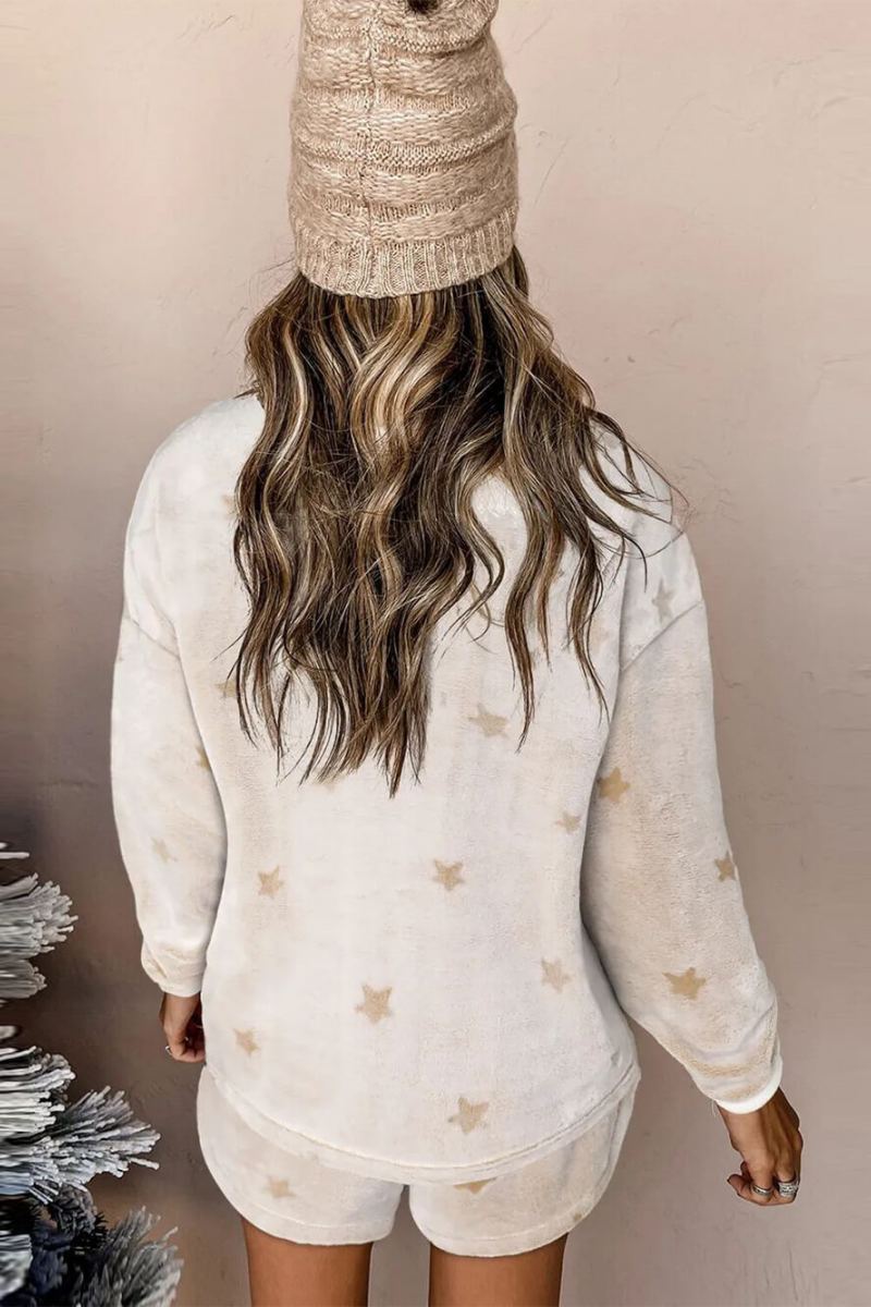 Five-Pointed Star Plush Fashion Casual Suit