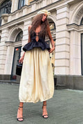 Retro Baring Top & Pants Set