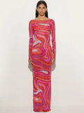 Marm Chiffon Maxi Dress
