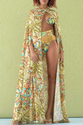 Boho Tassel Tribal Print Bikini Set