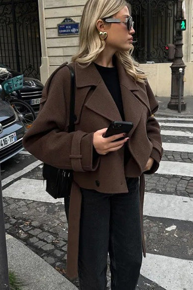 Classic Notch Lapel Wool Jacket