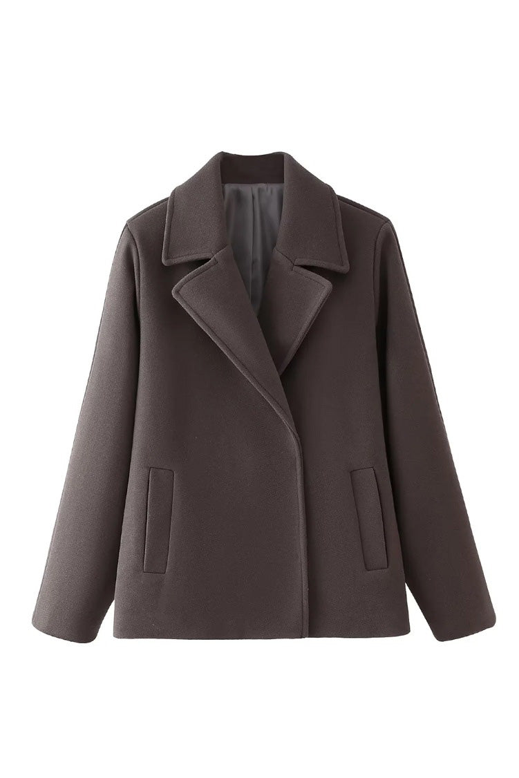 Ultimate Cold-Tone Korean Cropped Jacket