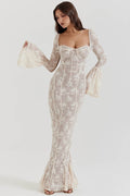 French Mermaid Hem Lace Dress