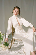 Galaxy White Evening Gown