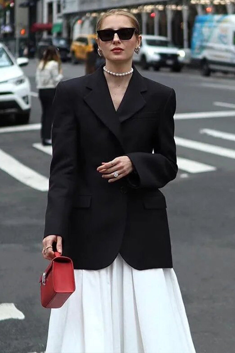 V-Neck Cinched Spring Blazer