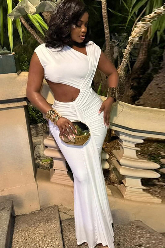 Versatile Formal Asymmetric Maxi Dress