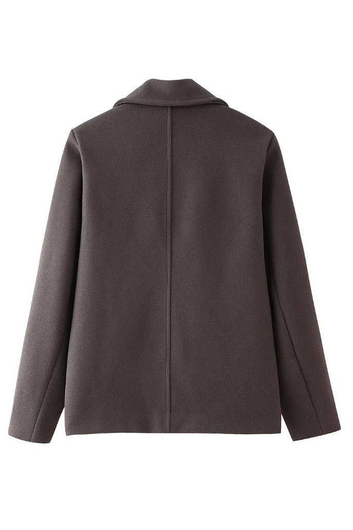 Ultimate Cold-Tone Korean Cropped Jacket