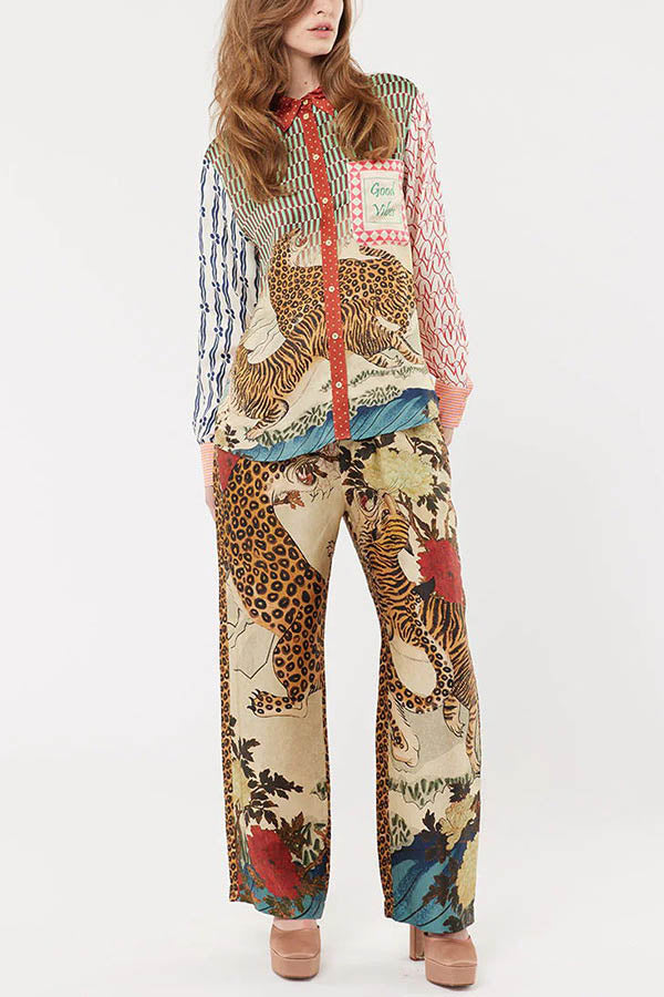 Leopard Print Casual Set