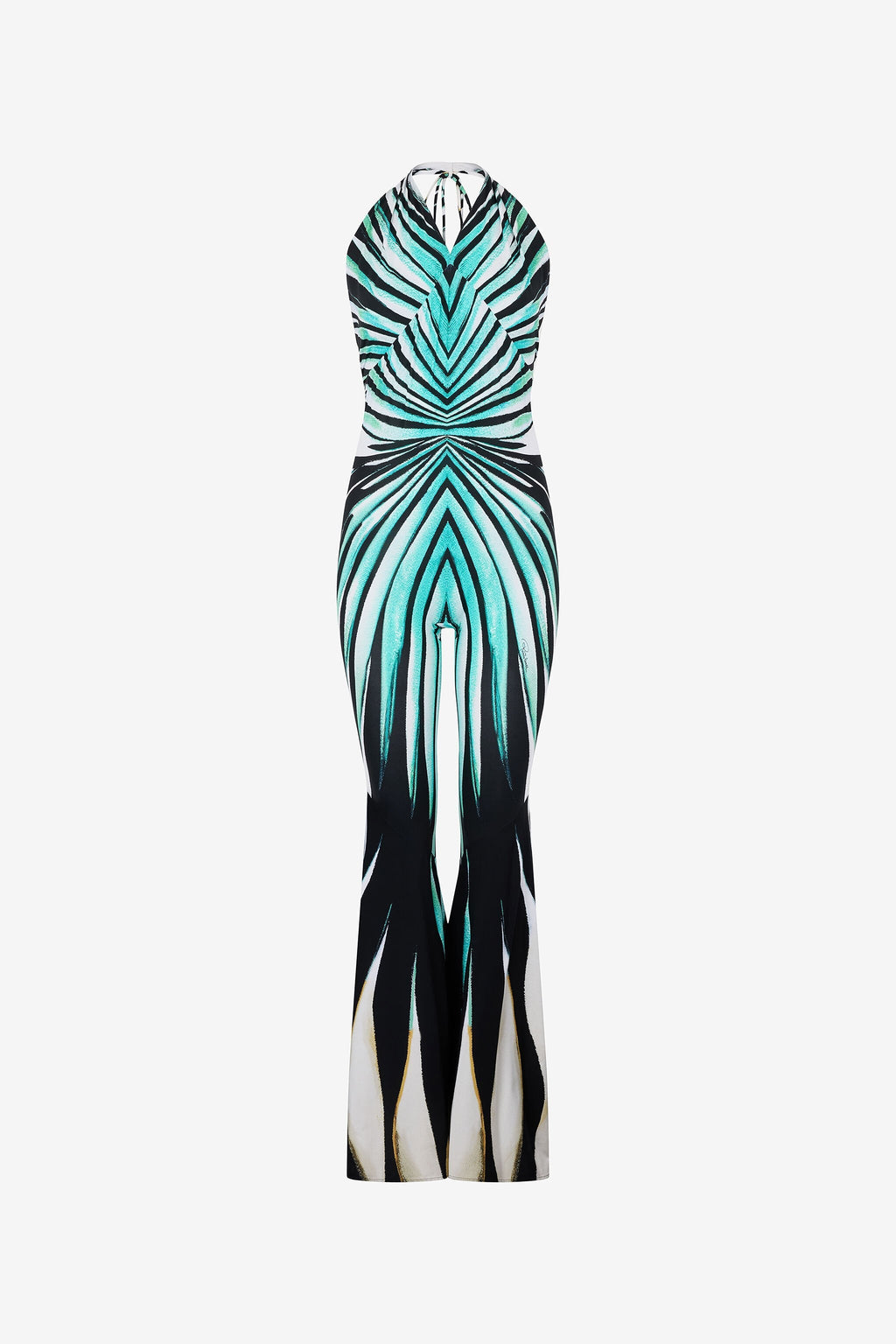 Ray of Sea Print Jumpsuit