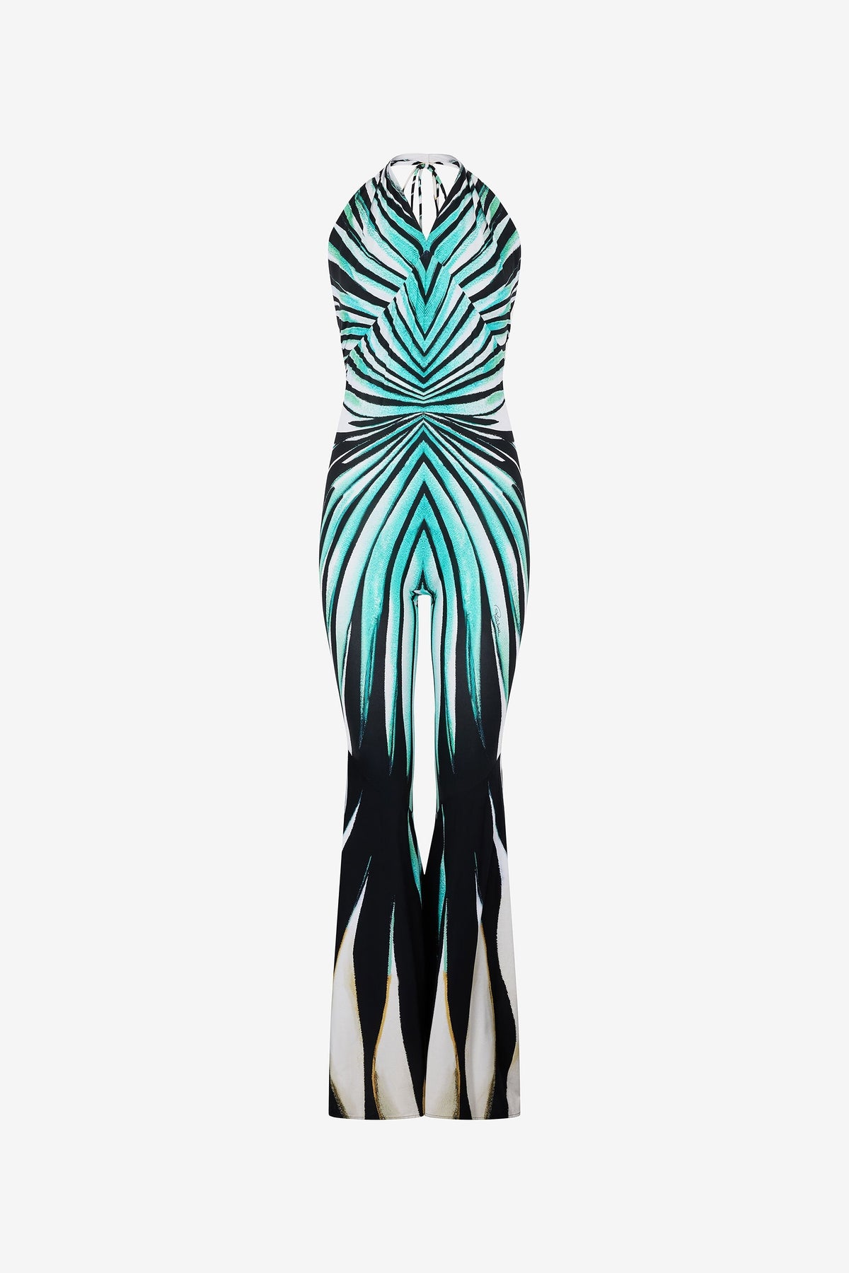 Ray of Sea Print Jumpsuit