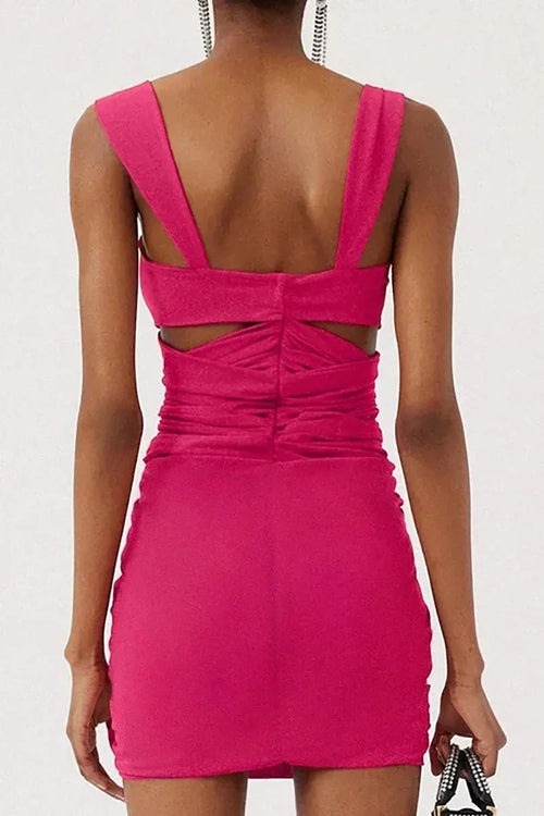 3D Floral Cutout Strappy Swimsuit Set
