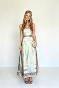 Retro Architecture Maxi Dress
