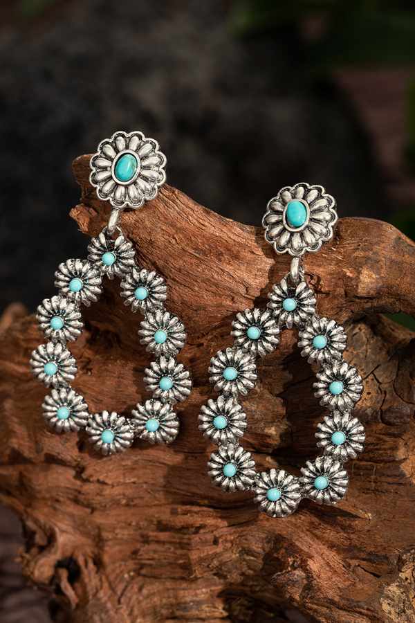Women's Bohemian Turquoise Earrings