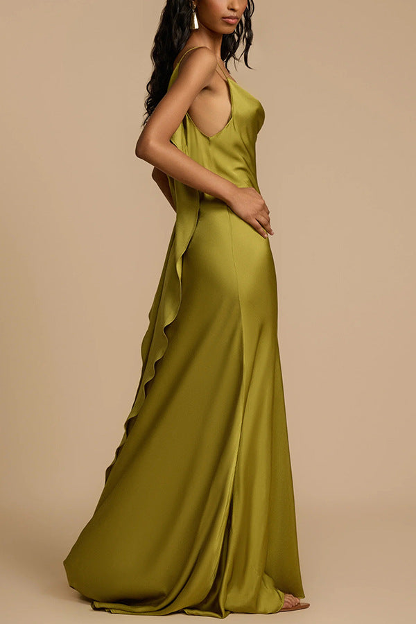 Whispers of the Sea - Resort Halter Maxi Dress