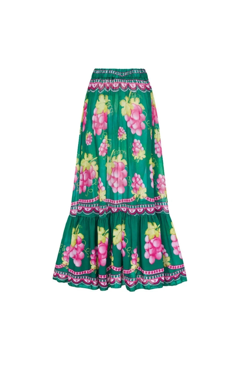 Deep V Cami Maxi Dress Swimsuit Set