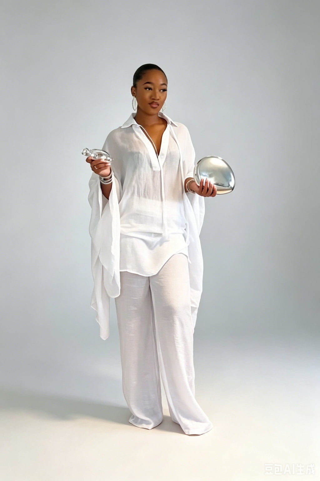 Oversized Tunic & Pants Set