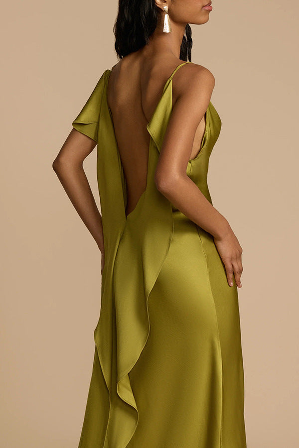 Whispers of the Sea - Resort Halter Maxi Dress