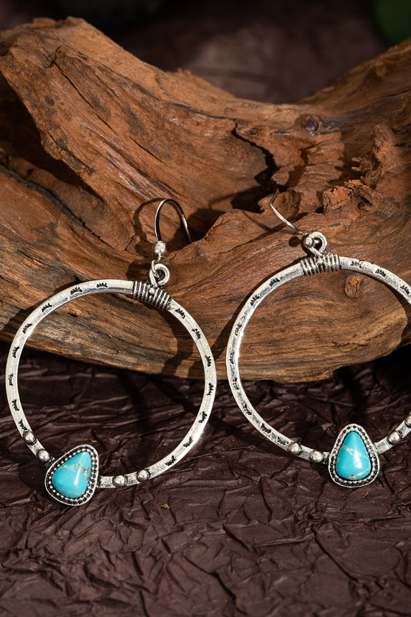 Women's Bohemian Turquoise Earrings