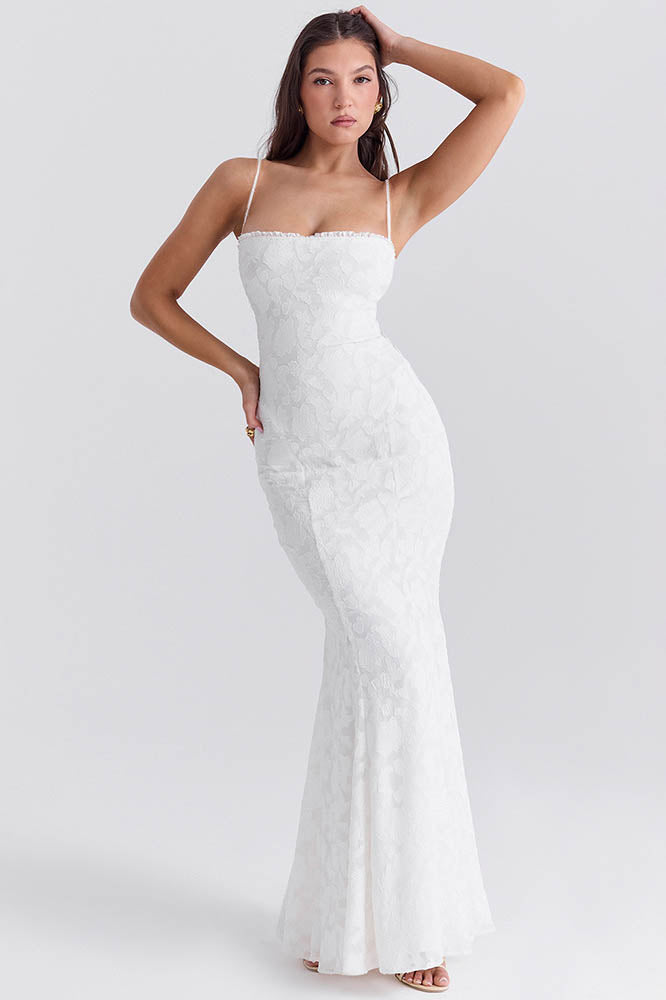 Tied Allure - Backless Slim Dress
