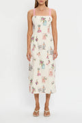 Tie-Waist Tank Midi Dress