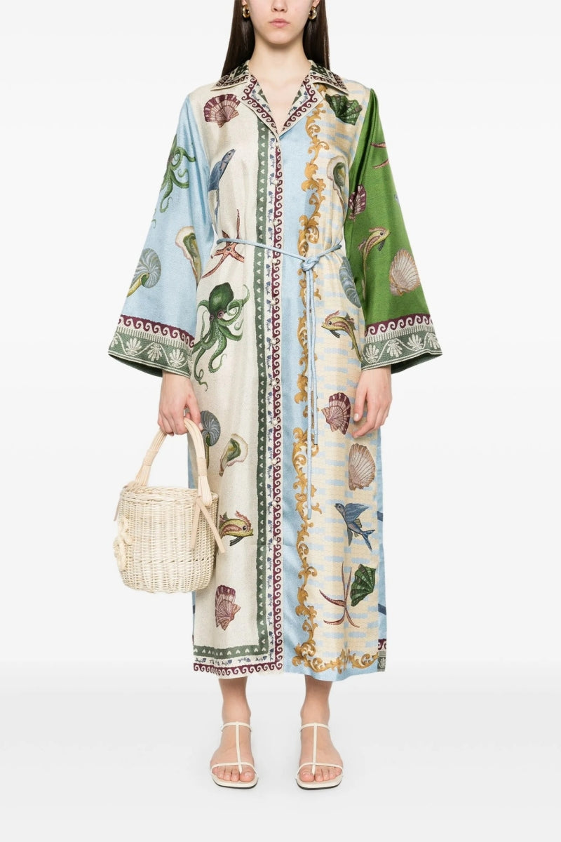 Relaxed Fit Linen Gown