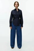 Asymmetric Wrap Shirt