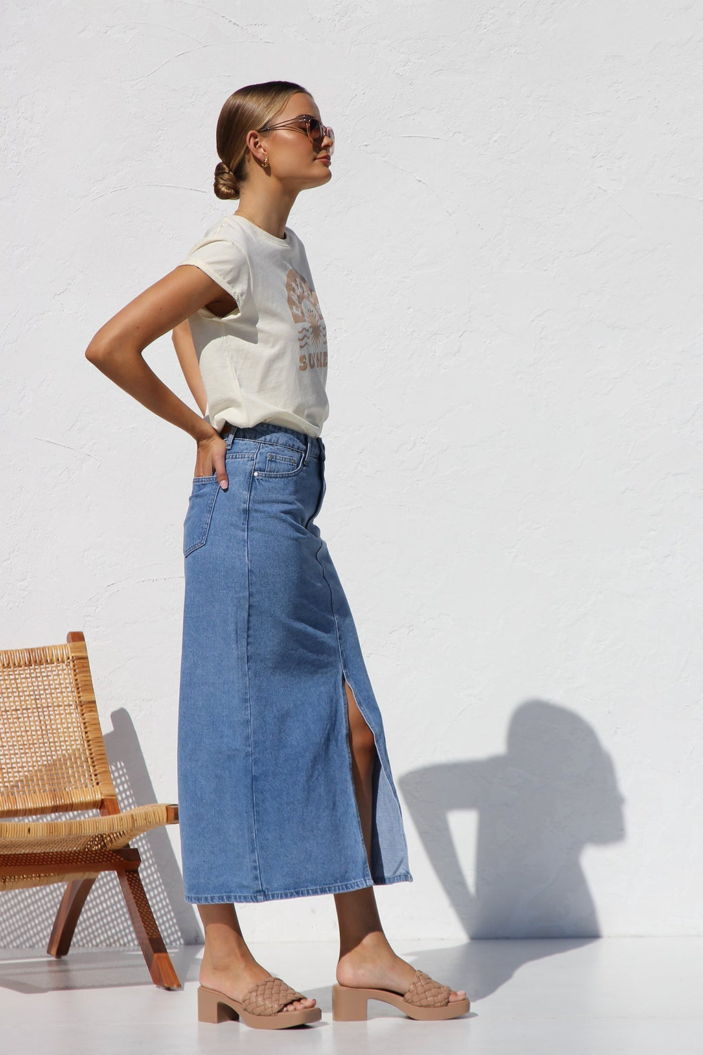 April Denim Skirt