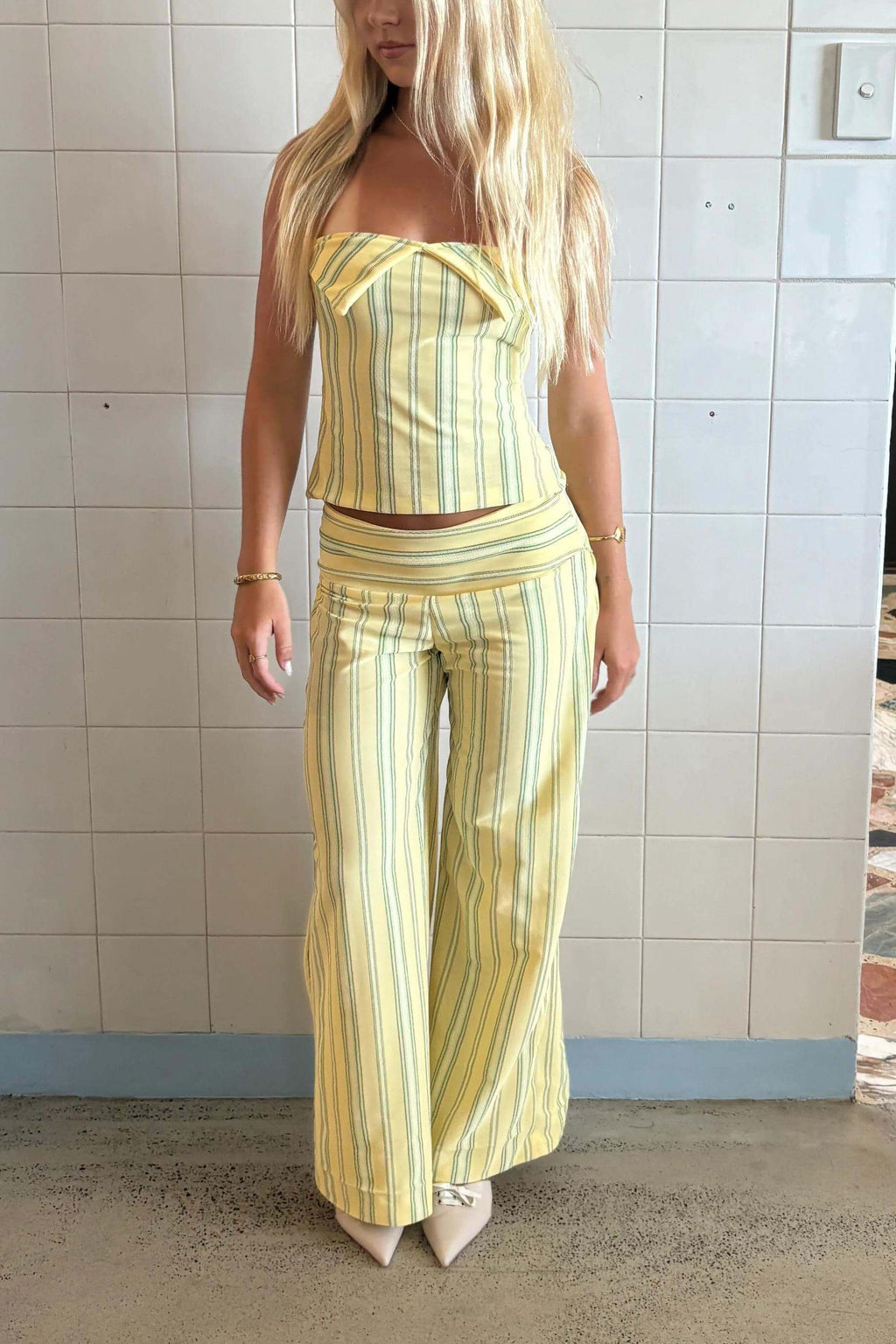 Timeless Stripes Pants Set