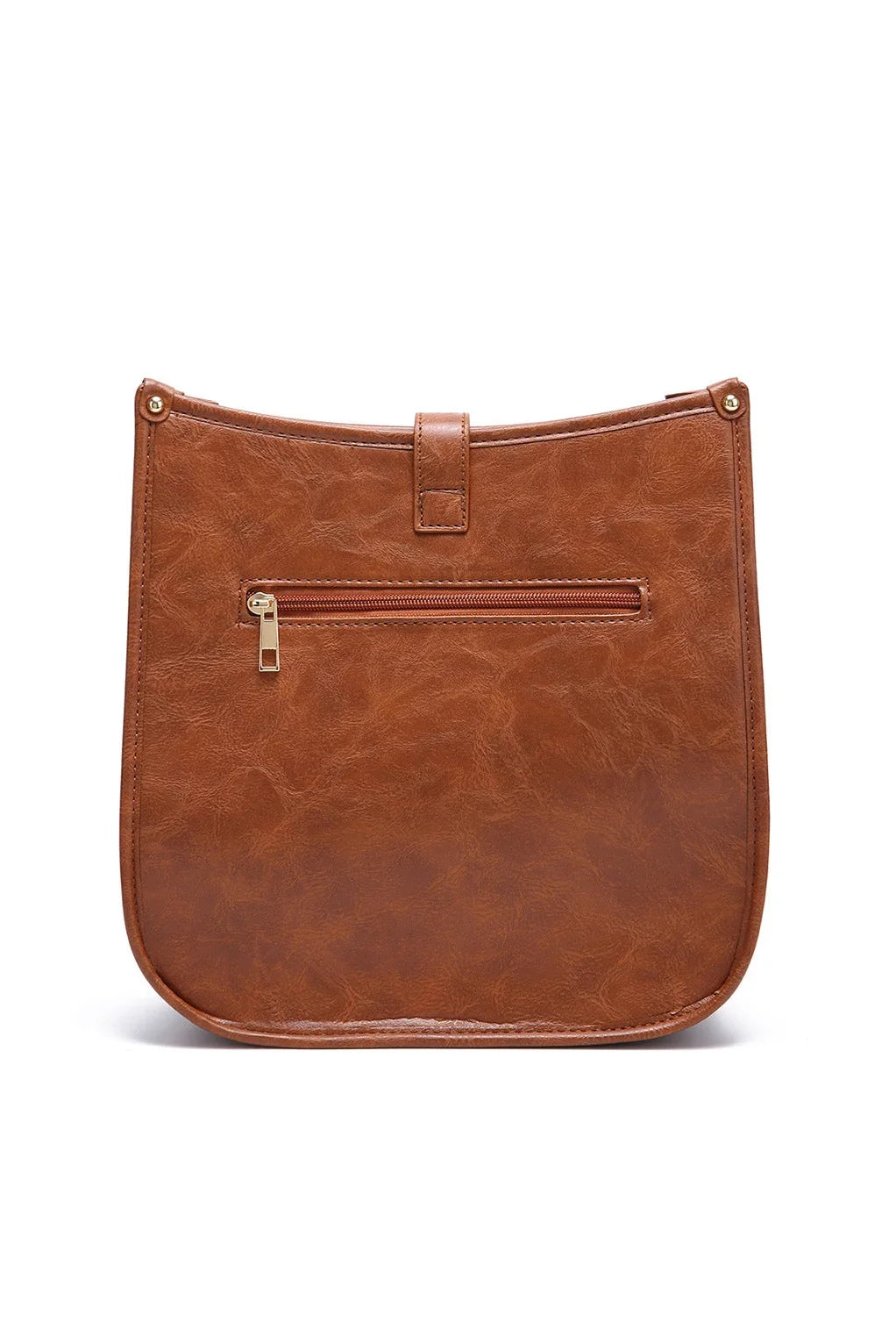 Western Cowboy Brown Cow Print Crossbody Bag