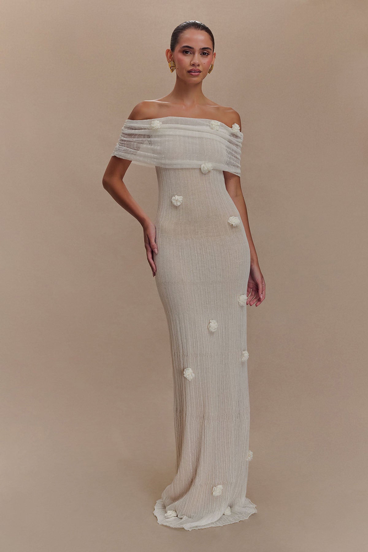 Orchid Knit Maxi Dress