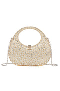 Diamante Embellished Acrylic Clutch Bag