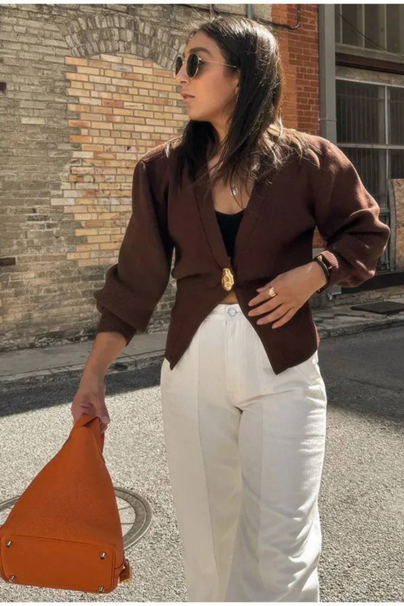 Oversized and Colourful Cardigan