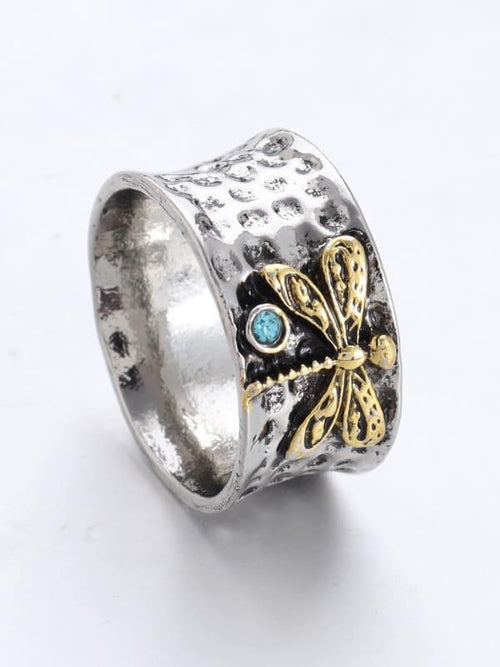 Aquamarine Insect Ring
