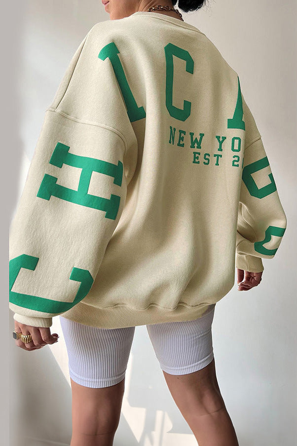 Letter Graphic Hoodie