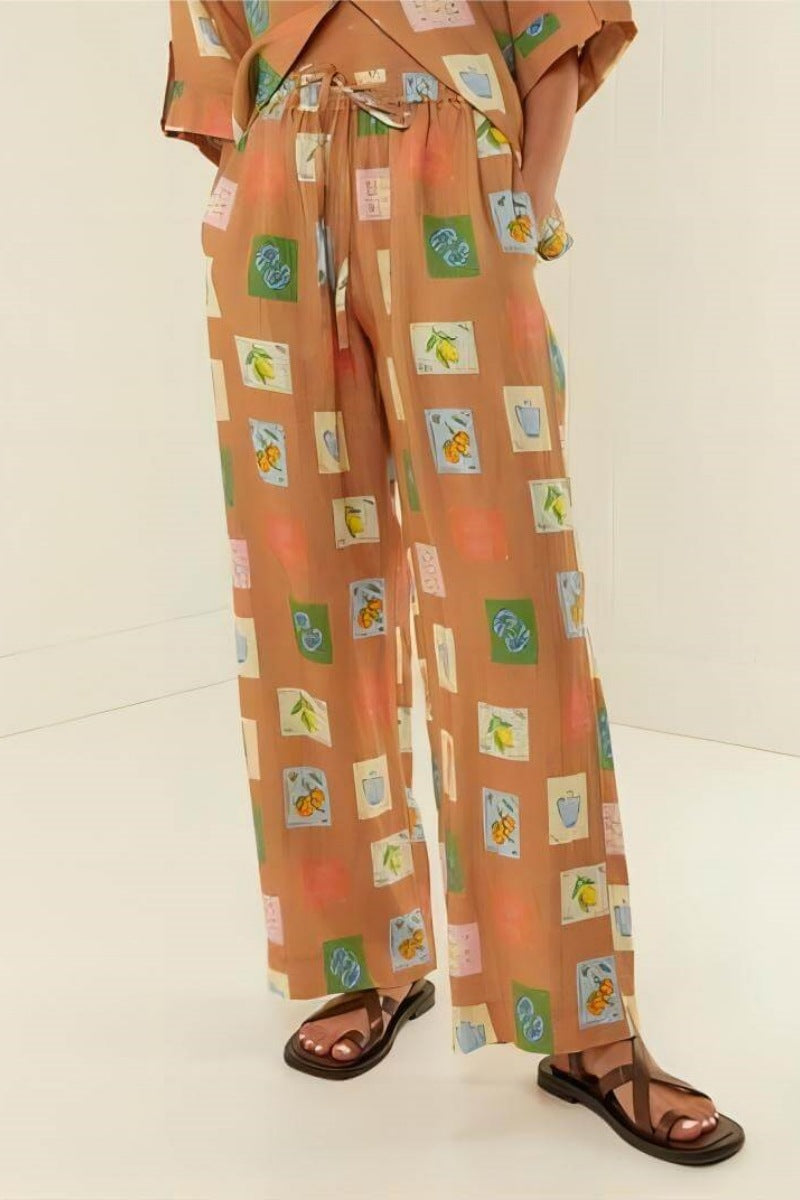 Loose Wide-Leg Trousers