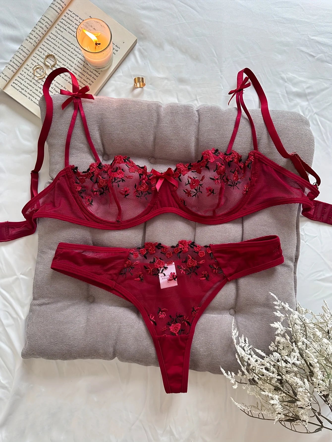 Maeve Lace Floral Set