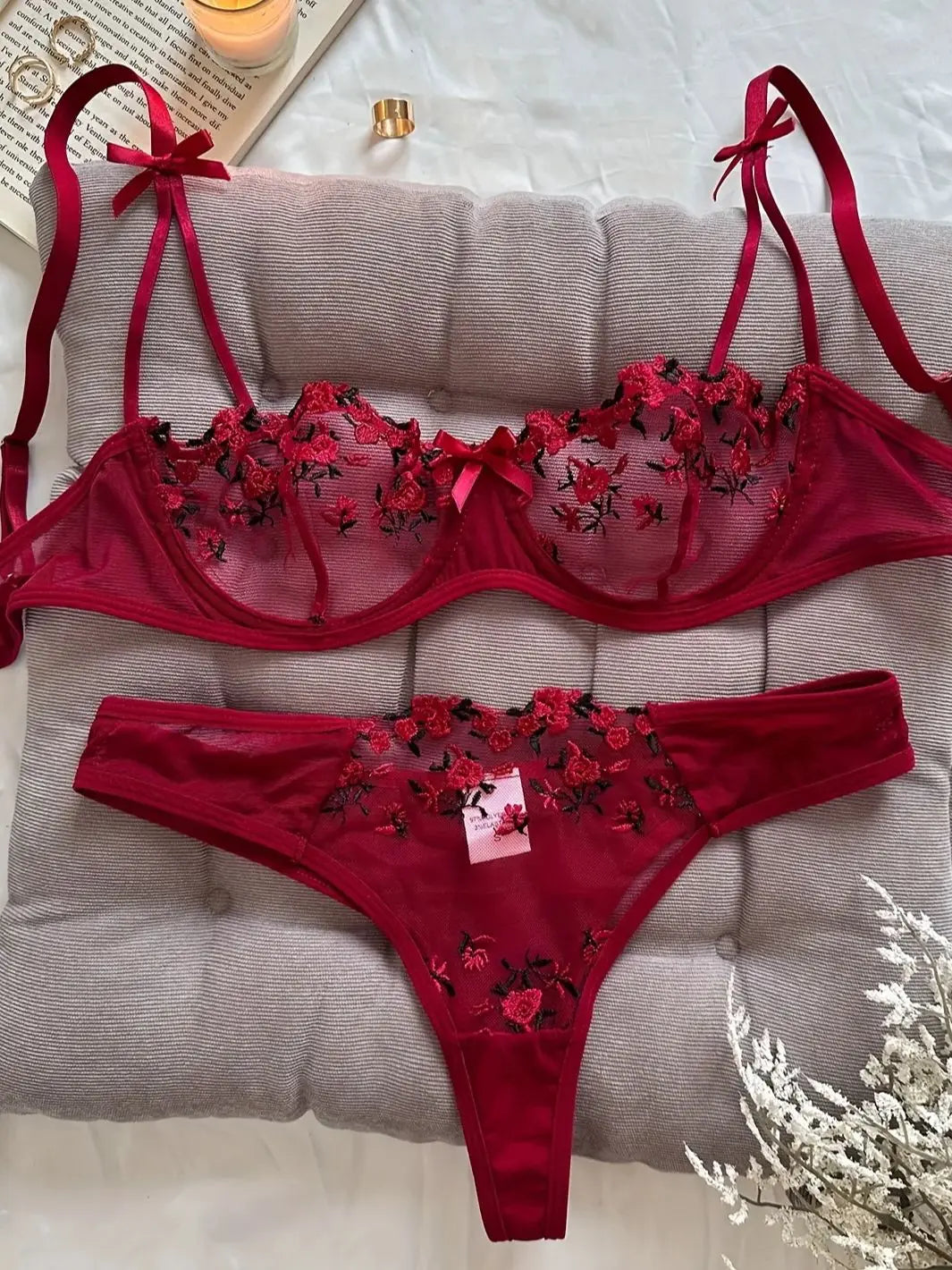 Maeve Lace Floral Set